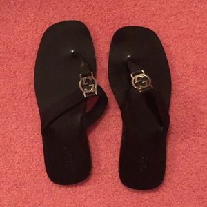 Black Gucci sandals- Ladies size 9